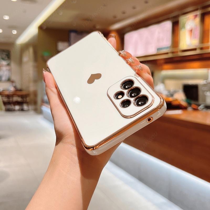 Samsung phone cases | Luxurious, shock-resistant, plated square case