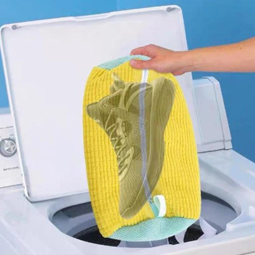 Shoeclean Bag – Deep-Clean Shoe Washing Bag with Built-in Bristles