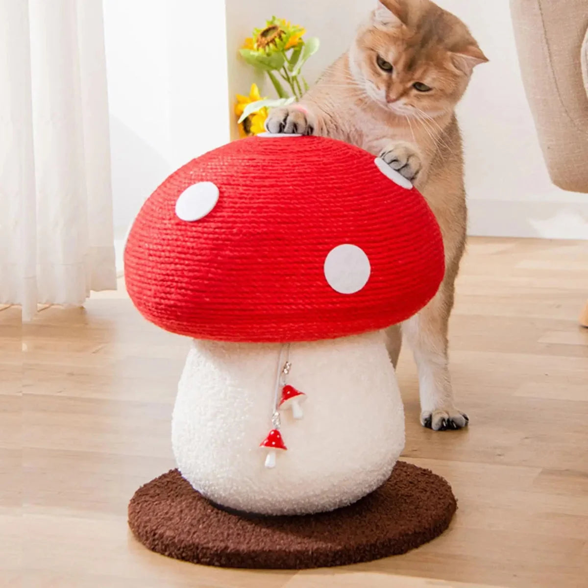 ShroomScratch - Mushroom Cat Scratcher