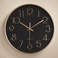 Silent Quartz Wall Clock with 3D Numbers