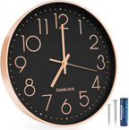 Silent Quartz Wall Clock with 3D Numbers