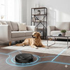 SILENTDUST – Smart Robot Vacuum with Ultra-Quiet Cleaning & HEPA Filtration