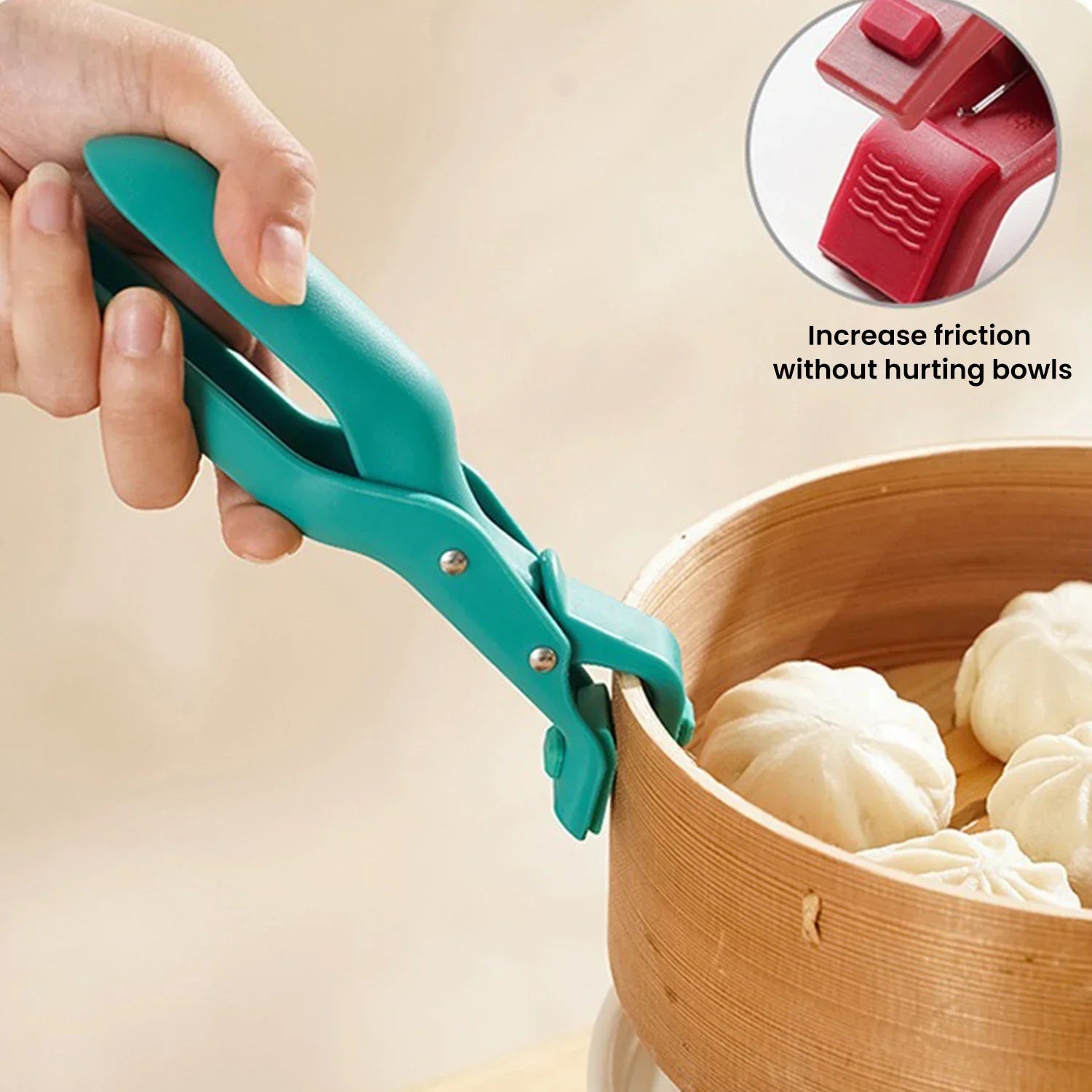 Silicone Anti-Scald Clip Heat Resistant Plate Bowl Lifter Pot Holder