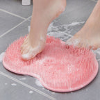 Silicone Rub Back Bathroom Brush