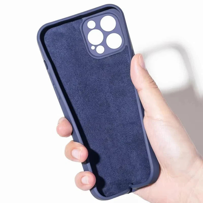 SiliGuard – Premium Shockproof Silicone Case for iPhone 14-17