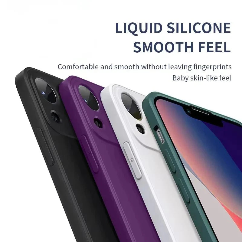 SiliGuard – Premium Shockproof Silicone Case for iPhone 14-17