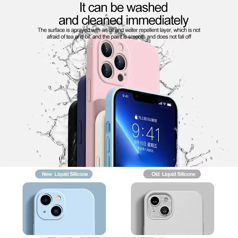 SiliGuard – Premium Shockproof Silicone Case for iPhone 14-17