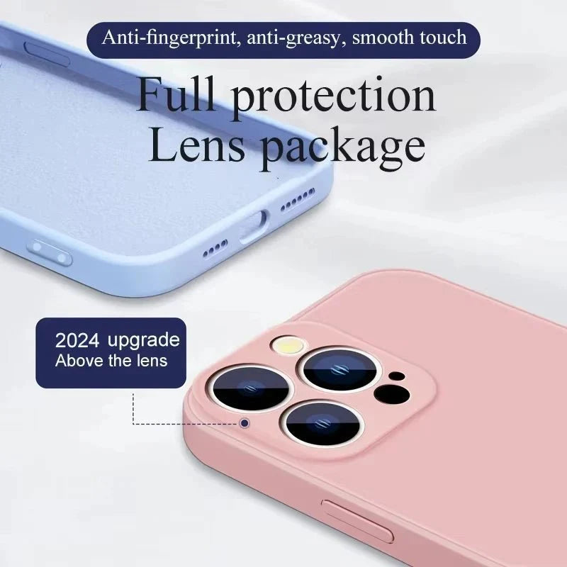 SiliGuard – Premium Shockproof Silicone Case for iPhone 14-17