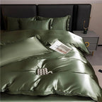 SILKCOMFORT – Luxurious 100% Silk Duvet Cover for Ultimate Comfort