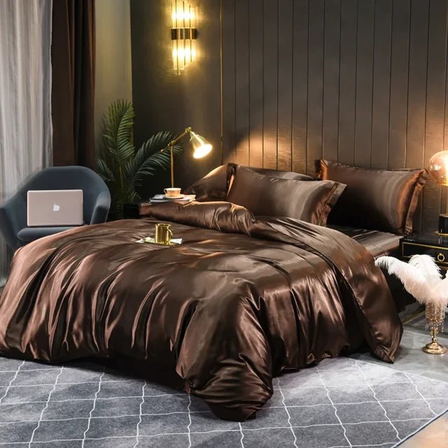 SILKCOMFORT – Luxurious 100% Silk Duvet Cover for Ultimate Comfort
