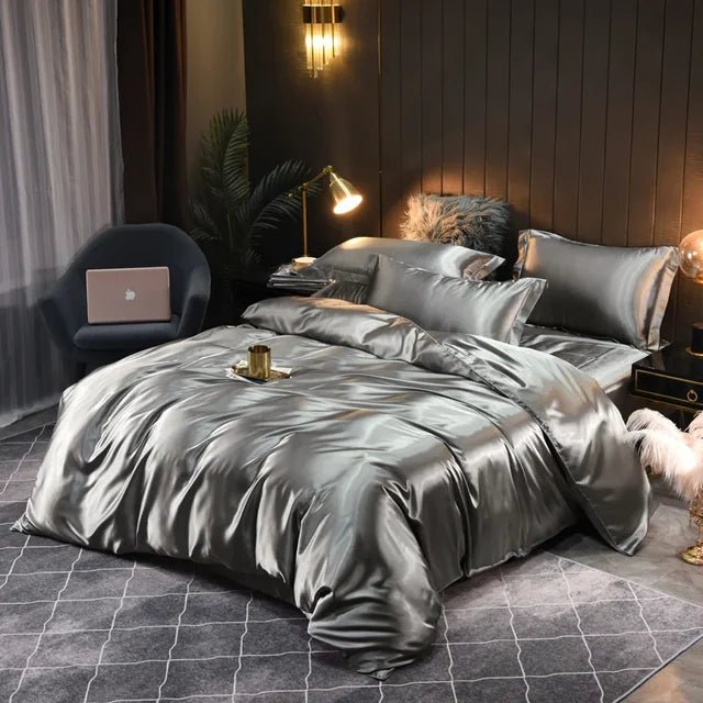 SILKCOMFORT – Luxurious 100% Silk Duvet Cover for Ultimate Comfort