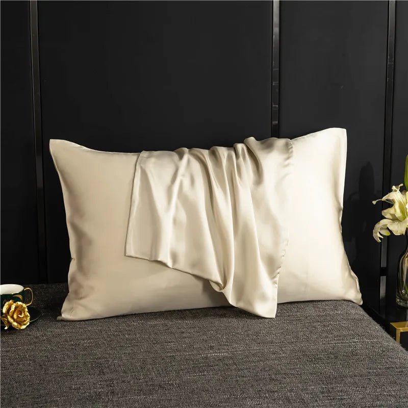 SilkNest Pillowcase – Luxurious, Easy Care & Solid Color for Comfortable Sleep