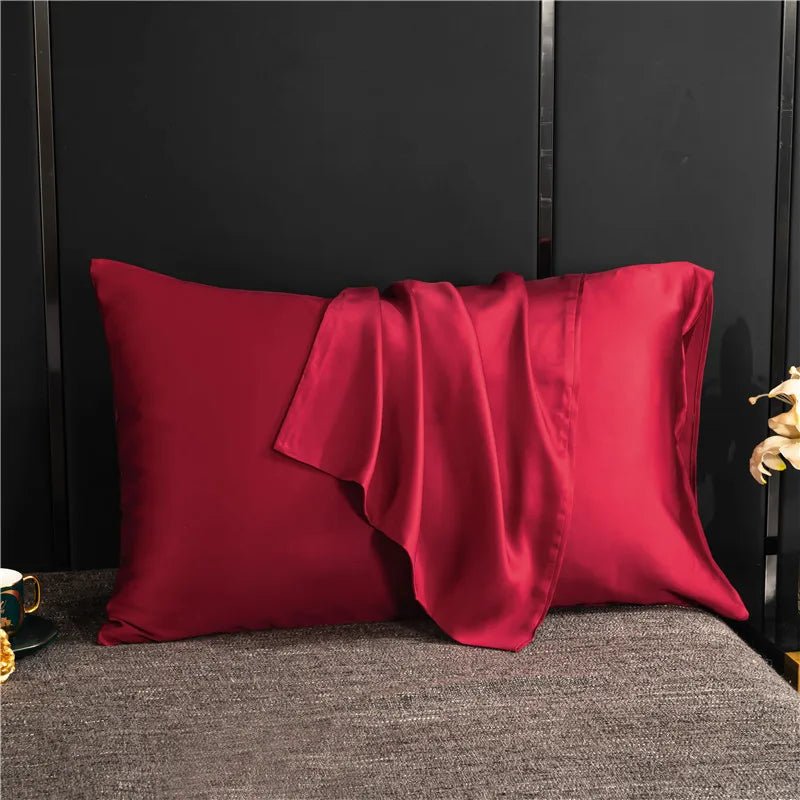 SilkNest Pillowcase – Luxurious, Easy Care & Solid Color for Comfortable Sleep