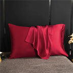 SilkNest Pillowcase – Luxurious, Easy Care & Solid Color for Comfortable Sleep