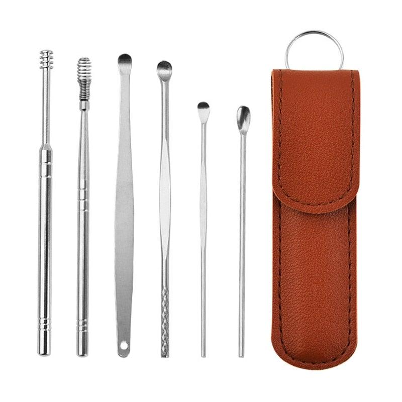 Stainless Steel Ear Cleaner Set
