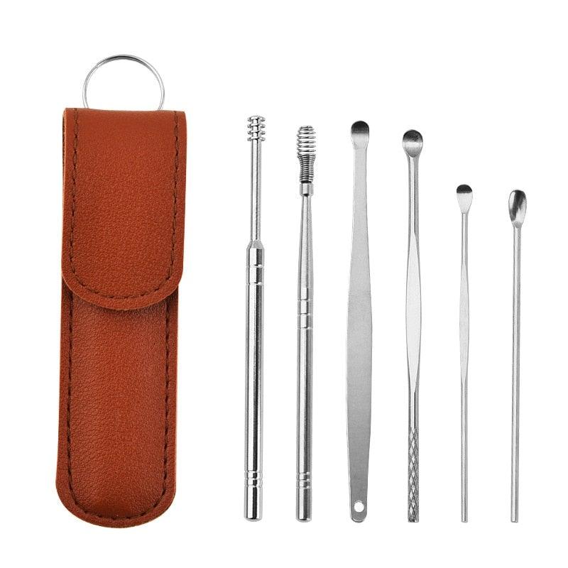 Stainless Steel Ear Cleaner Set
