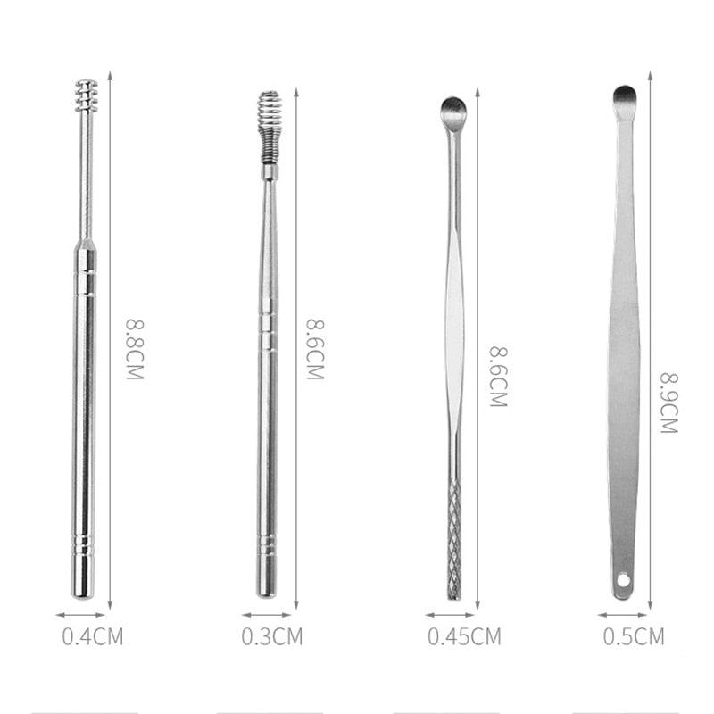 Stainless Steel Ear Cleaner Set