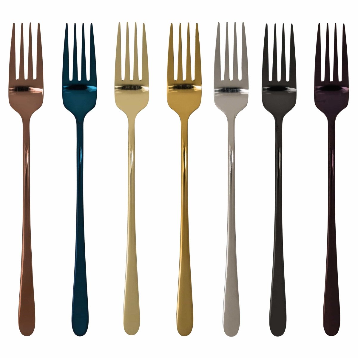 Silvéra – Elegant Dining Fork, Durable Plated Stainless Steel Utensil