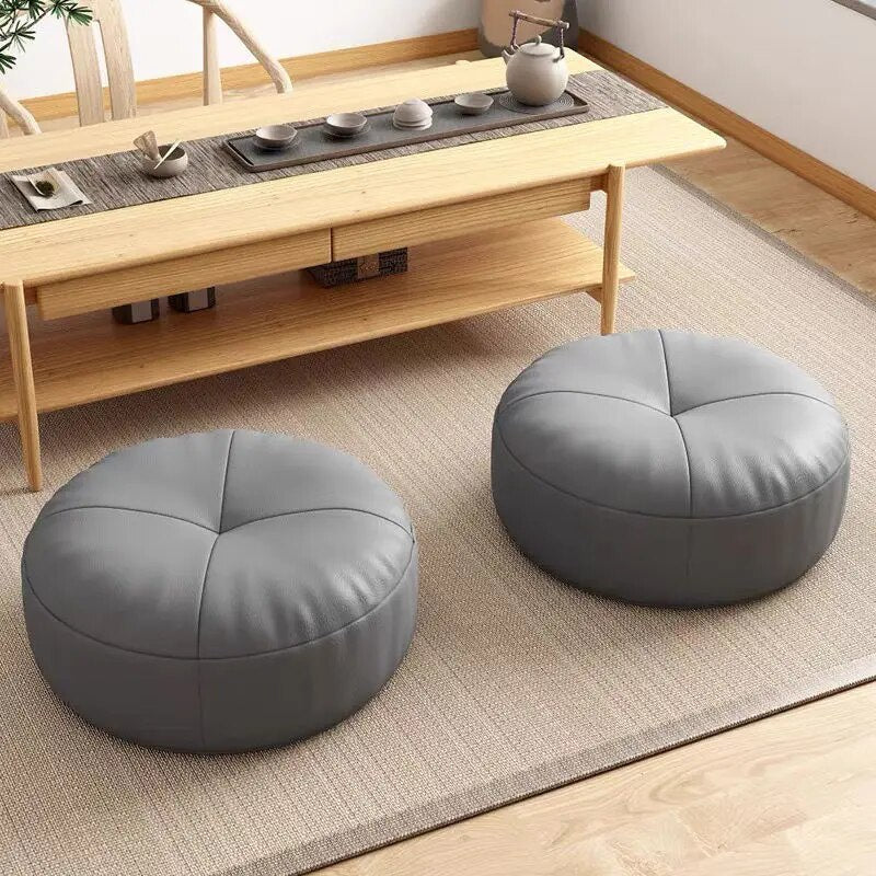 Easy Japanese Style Nappa Leather Foot Cushion