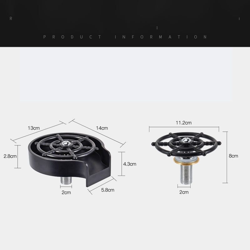 Simple One-Handed Glass Rinser – CupJet