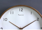 Silent Solid Wood Analog Wall Clock