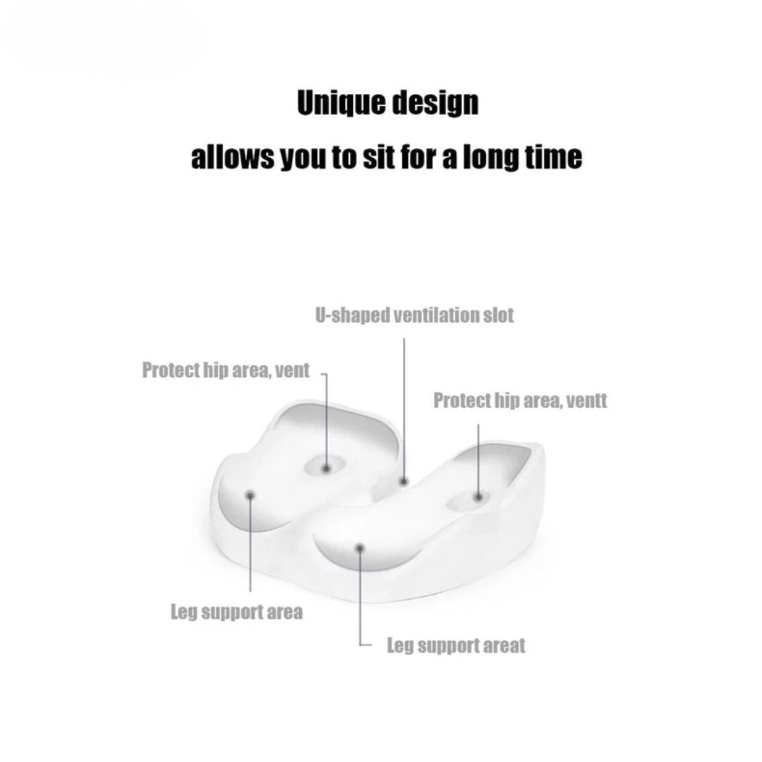 SITRELIEF – Adjustable Memory Foam Seat Cushion for Tailbone & Back Support