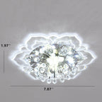 GlowPetal | LED Crystal Ceiling Light | Flower Shaped, RGB Color Changing & Energy Efficient
