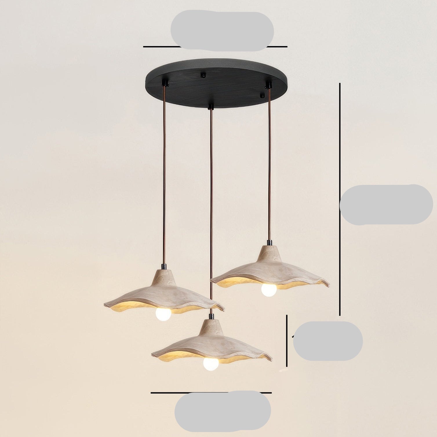 Stone Ceiling Lamp