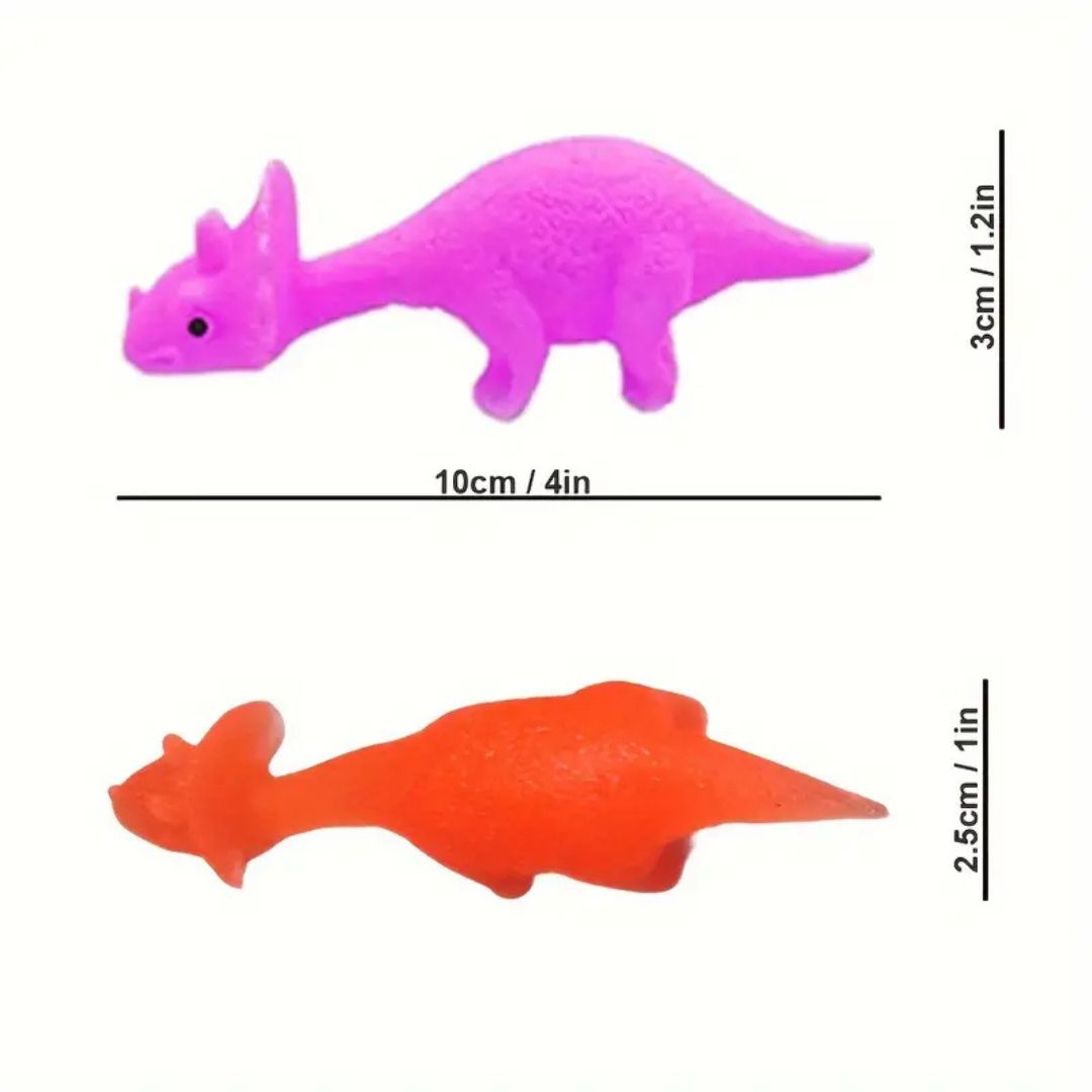 Flying Rubber Dinosaurs