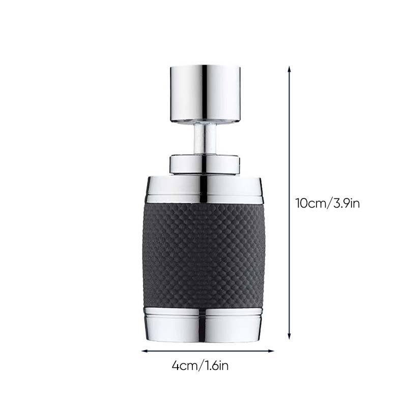 Pressure-regulated splash-proof faucet