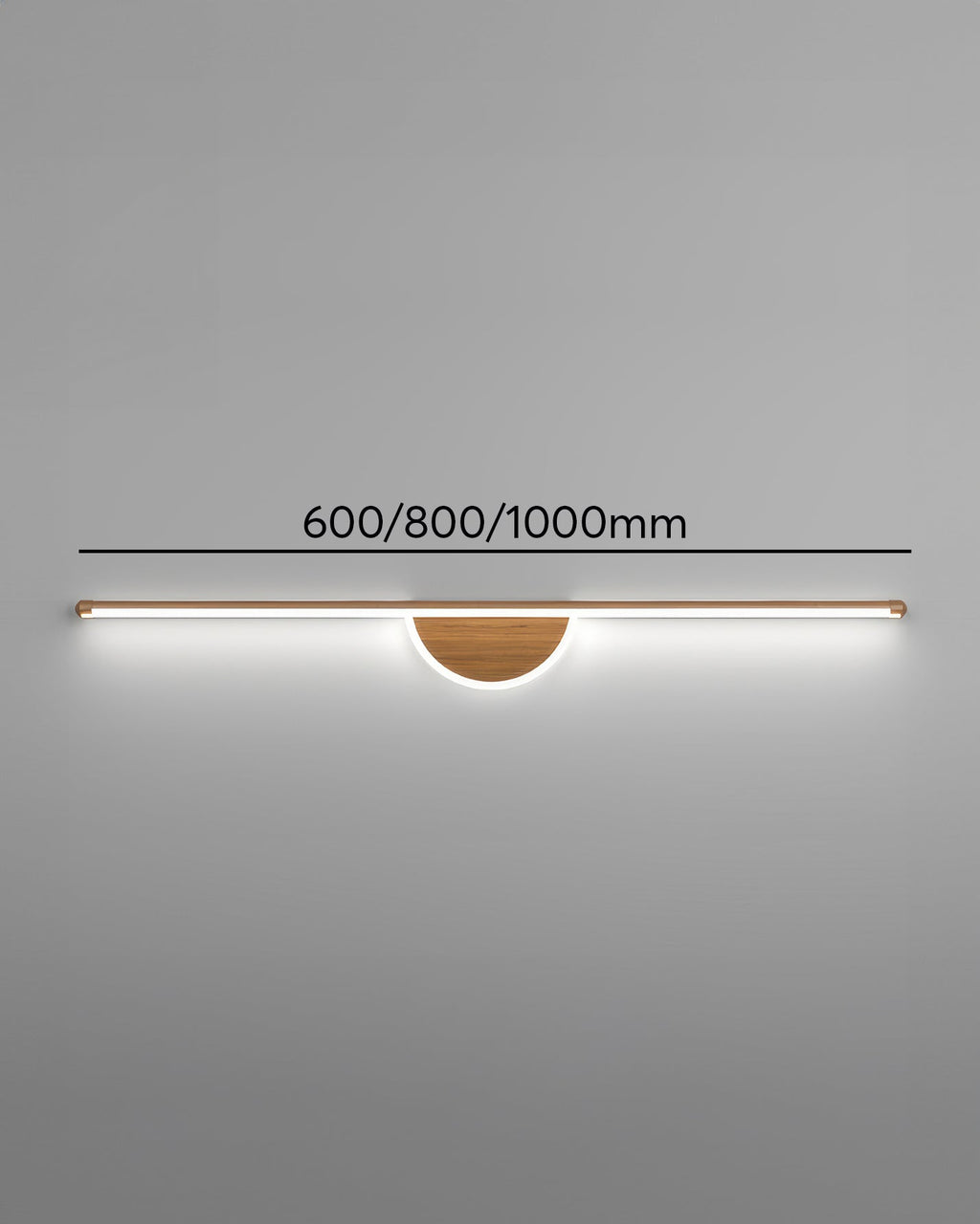 Modern Wall Lamp made of Wooden Arch