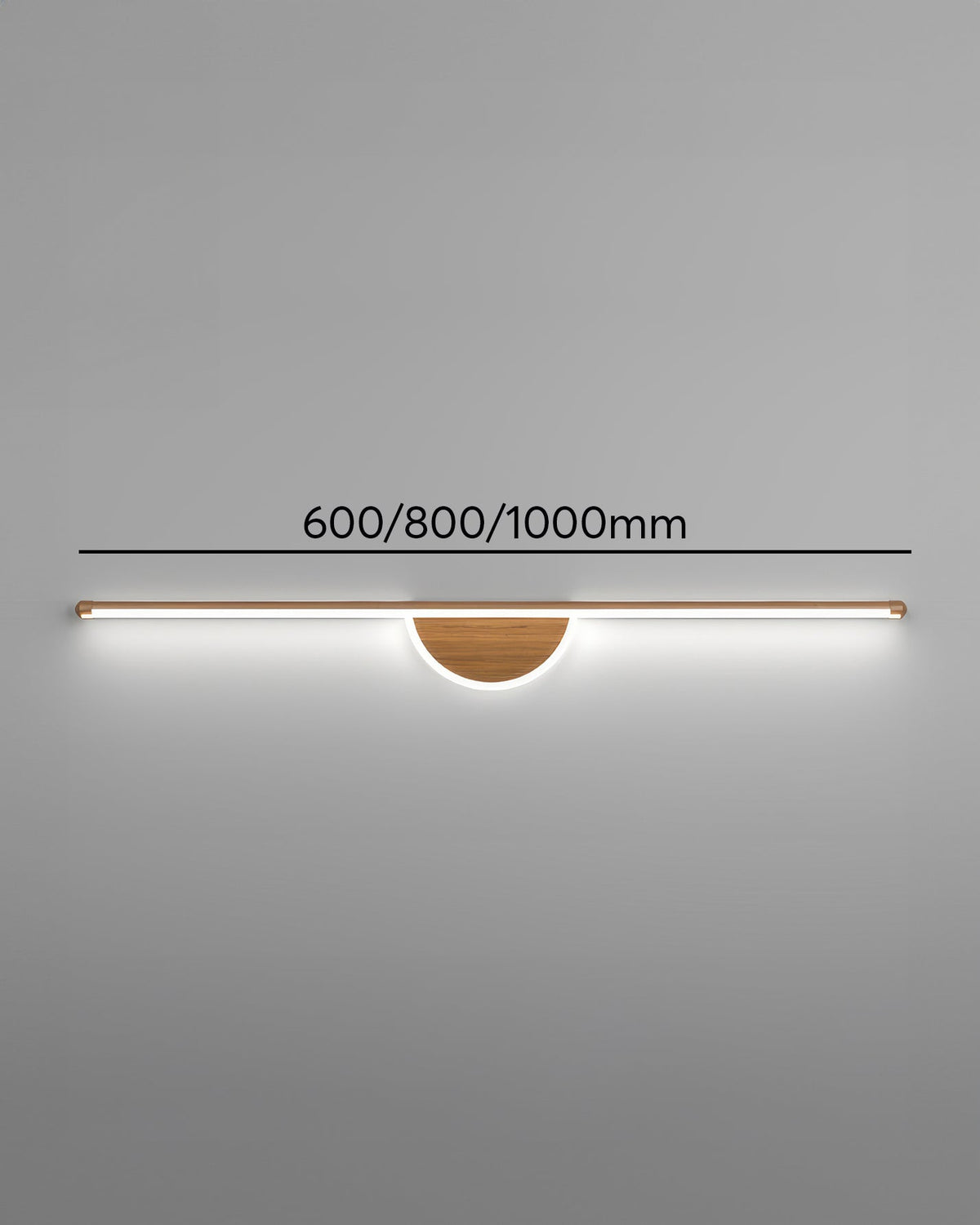 Modern Wall Lamp made of Wooden Arch