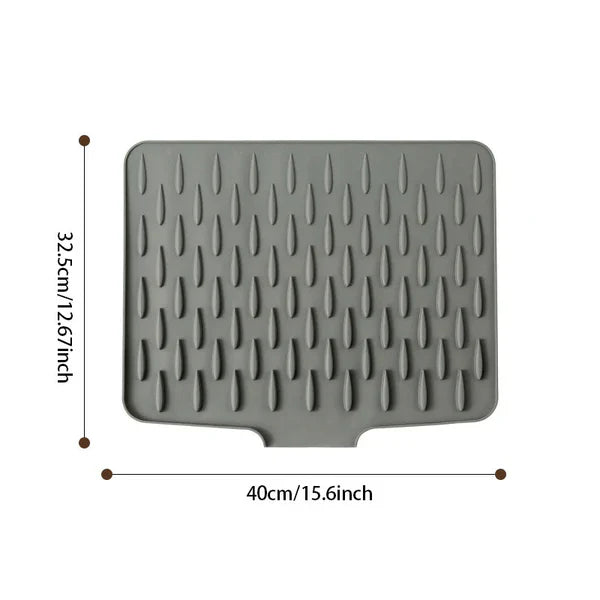 Angled Silicone Drip Mat - Heat Resistant and Non-Slip