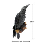 Noctura Realistic Decorative Raven – Atmospheric Decoration for Home & Garden