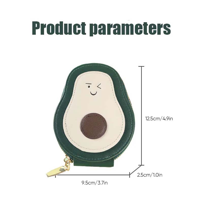 Avocado-shaped multifunctional card holder