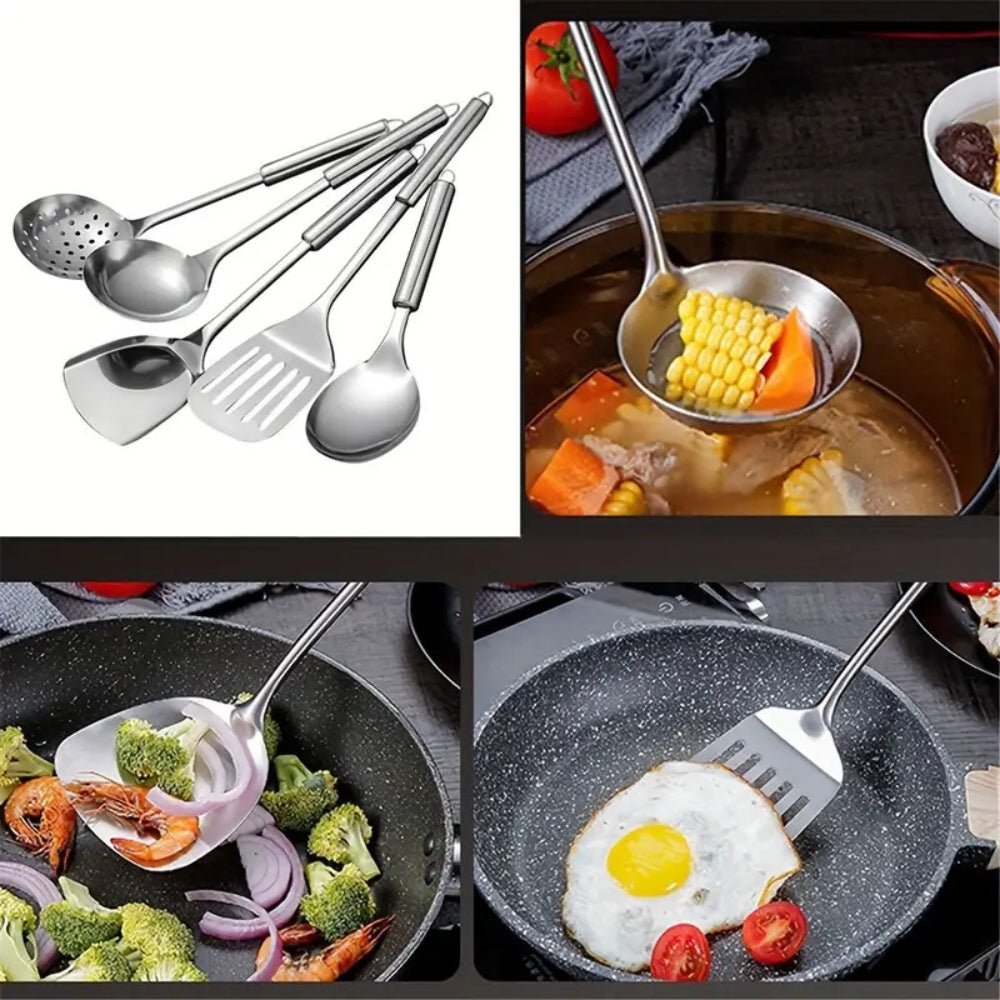 SizzlePro Set – Heatproof Utensils for High-Temperature Work