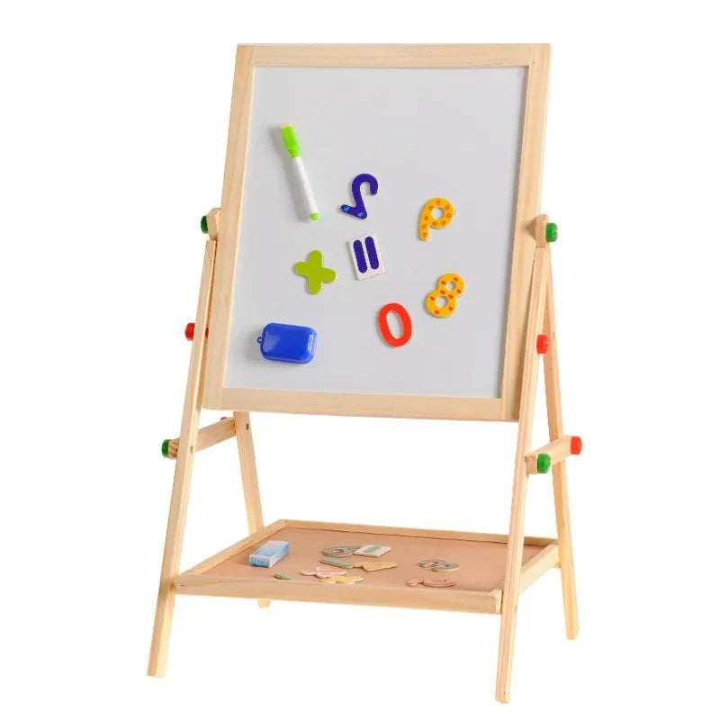 Sketchstar Duo – 2-in-1 Adjustable Kids Easel – Chalkboard and Whiteboard for Creative Growth