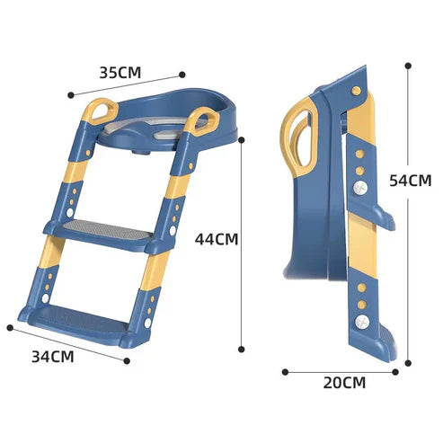 Children's Toilet Seat with Steps