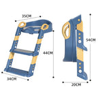 Children's Toilet Seat with Steps