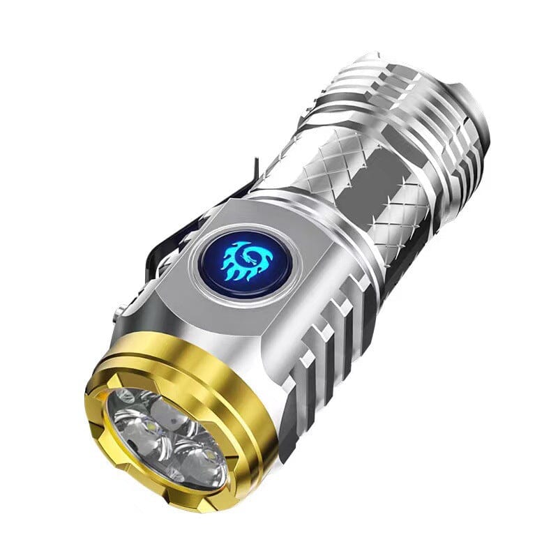 Three-eyed Monster Mini Flash Super Power Flashlight