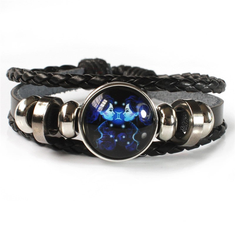 Couple Braided Wristband 2Pack | Hot 12 Zodiac Handwoven Simple Fashion Bracelet