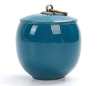 Travel Tea Clay Tea Jar with Cracked Sandwich Design