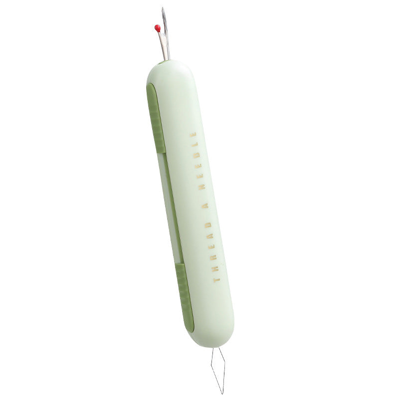 2 In 1 Needle Threading Device Seam Ripper
