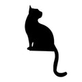 Black Cat Door Corner Sign Decoration