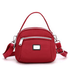 Lightweight Solid Nylon Shoulder Bag