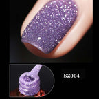 High density glitter nail gel polish