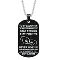 English Alphabet Stainless Steel Necklace
