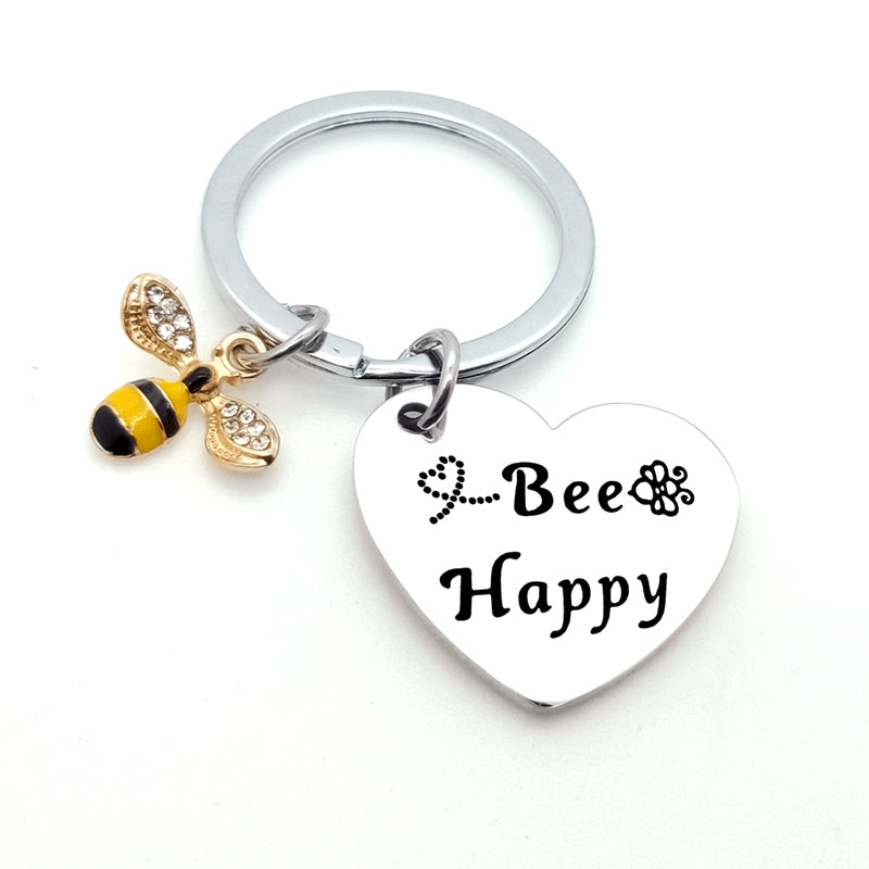 Honeybee keychain