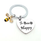 Honeybee keychain