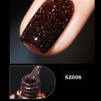 High density glitter nail gel polish
